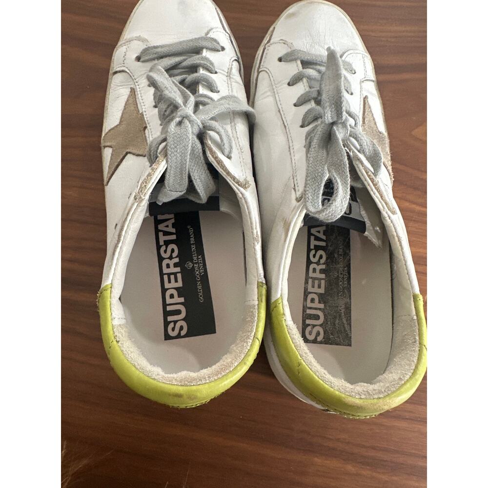 Golden Goose Superstar Leather Sneakers Size 38(8) - Picture 4 of 10